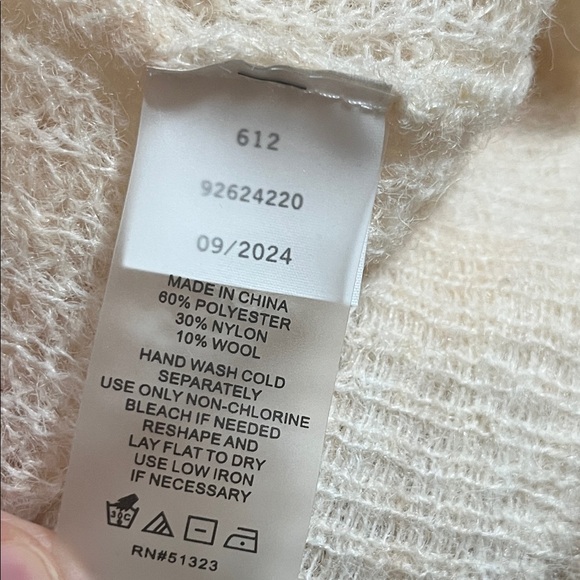 Vince Camuto Cyrus Dolman Sleeve Women’s Plus Size 3X Ivory Cardigan - Picture 7 of 8